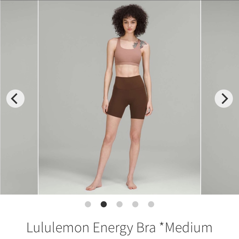 lululemon athletica Energy Bra in dusty rose - Picture 9 of 15
